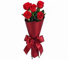 Букет 5 Красных роз Эдлесс Лав в Краснозоринском