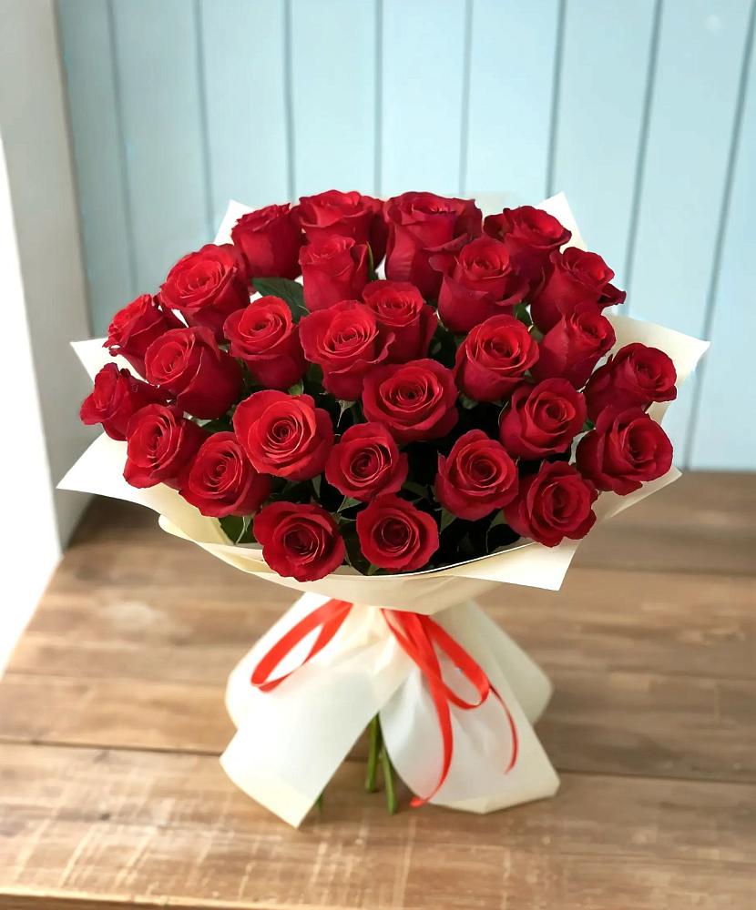 Букет 29 Красных роз в Краснозоринском