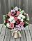 Букет цветов из: Альстромерии, Гвоздики, Розы и Хризантемы в Краснозоринском
