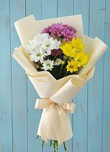 Букет цветов из:  Хризантемы в Краснозоринском
