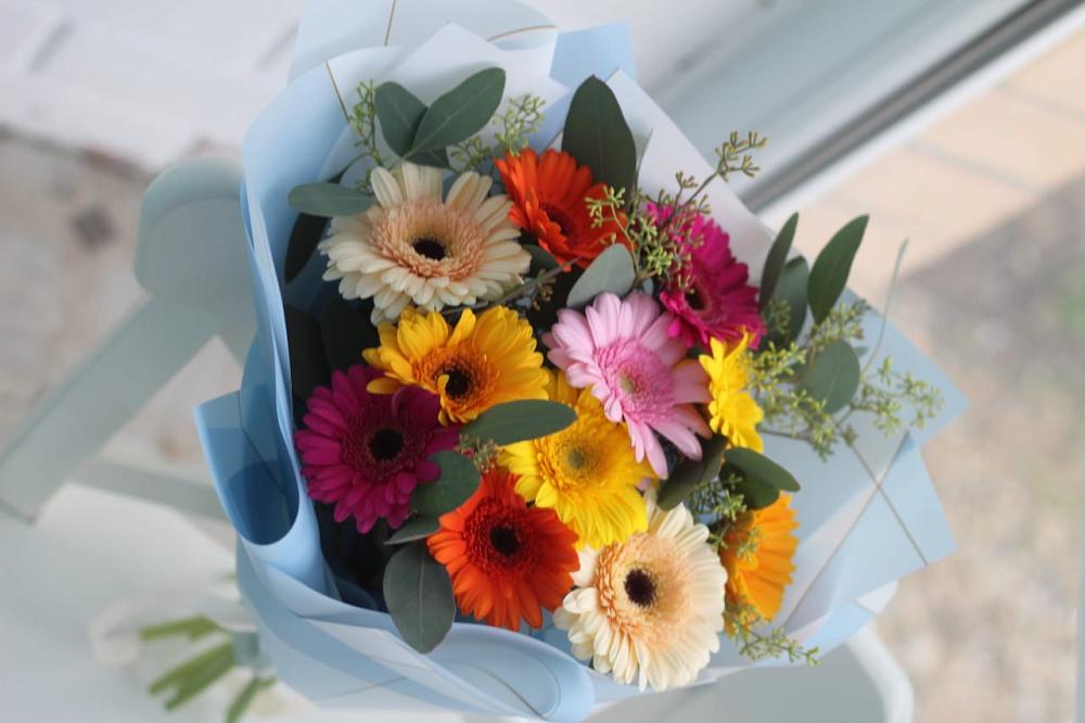 Букет цветов из: Герберы в Краснозоринском