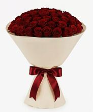 Букет 101 Бордовая роза Блэк Бакарра в Краснозоринском