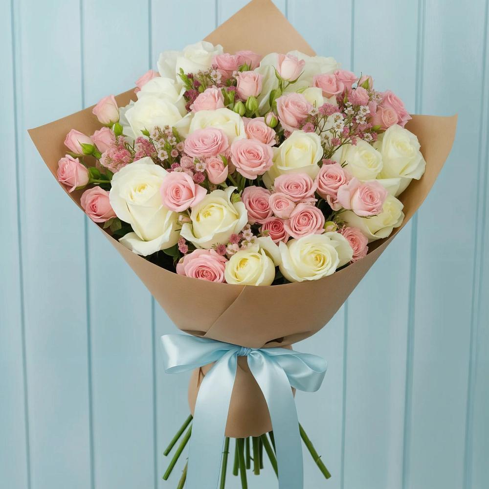 Букет цветов из: Розы в Краснозоринском