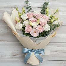 Букет цветов из:  Лизиантусы в Краснозоринском