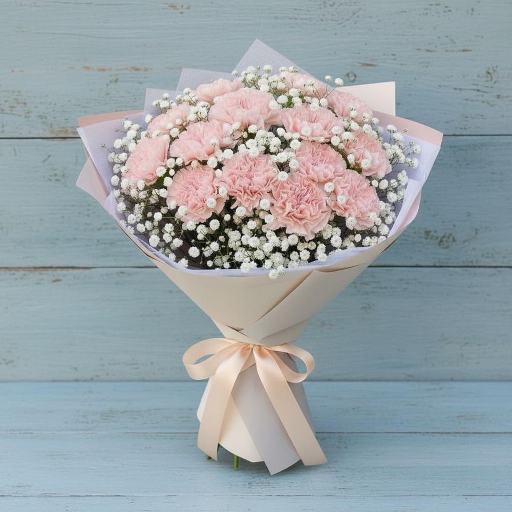 Букет цветов из: Гвоздики в Краснозоринском