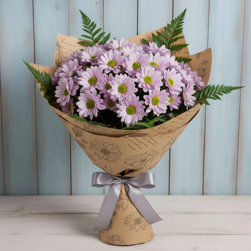 Букет цветов из: Хризантемы в Краснозоринском