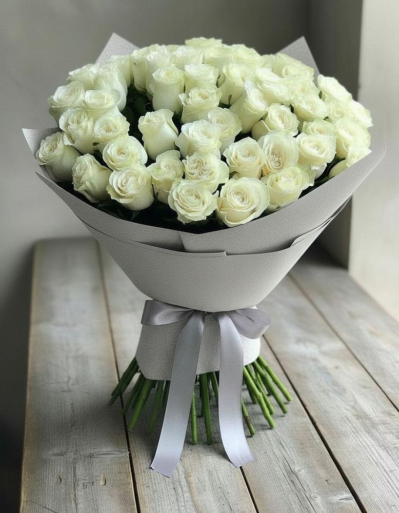 Букет 35 Белых роз в Краснозоринском