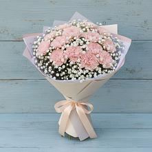 Букет цветов из:  Гвоздики в Краснозоринском