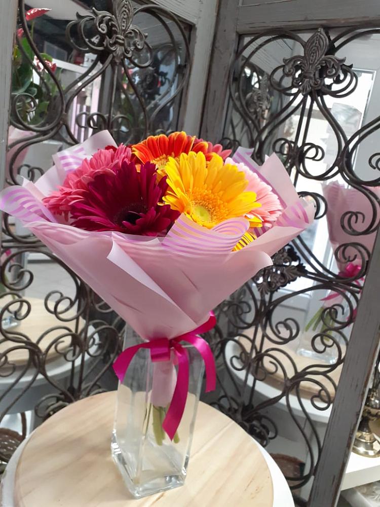 Букет цветов из: Герберы в Краснозоринском