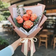 Букет цветов из:  Розы в Краснозоринском