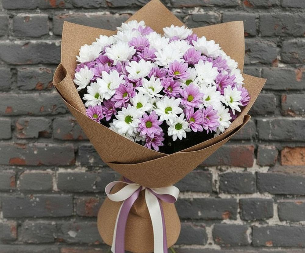Букет цветов из: Хризантемы в Краснозоринском
