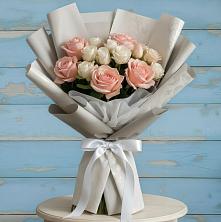Букет цветов из:  Розы в Краснозоринском