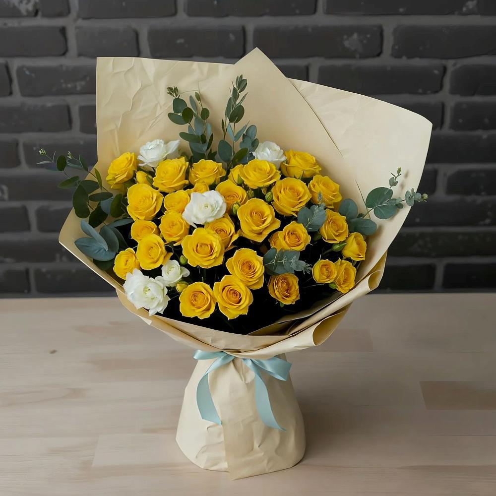 Букет цветов из: Розы в Краснозоринском