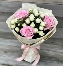 Букет цветов из:  Розы в Краснозоринском