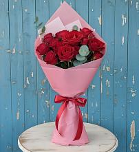 Букет цветов из:  Розы в Краснозоринском