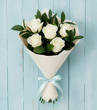 Букет цветов из:  Розы в Краснозоринском