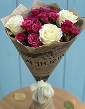 Букет цветов из:  Розы #REPLACE_PRED# Краснозоринском