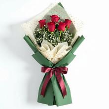 Букет цветов из:  Розы в Краснозоринском
