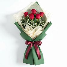 Букет цветов из:  Розы в Краснозоринском
