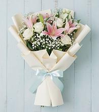 Букет цветов из:  Лилии в Краснозоринском