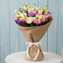 Букет цветов из:  Лизиантусы в Краснозоринском