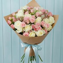 Букет цветов из:  Розы #REPLACE_PRED# Краснозоринском