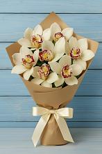 Букет цветов из:  Орхидеи и Розы в Краснозоринском